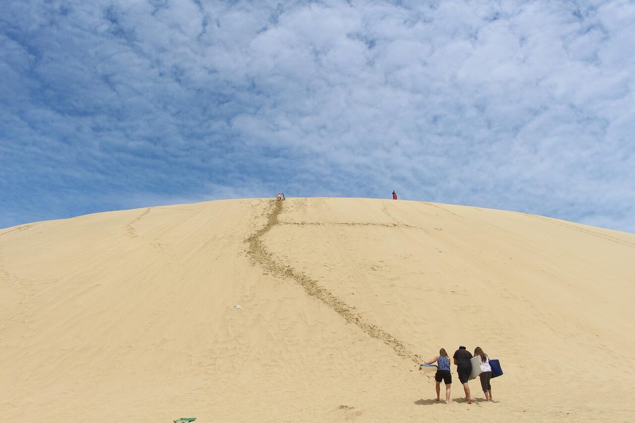 Sandboarding Near Agadir
